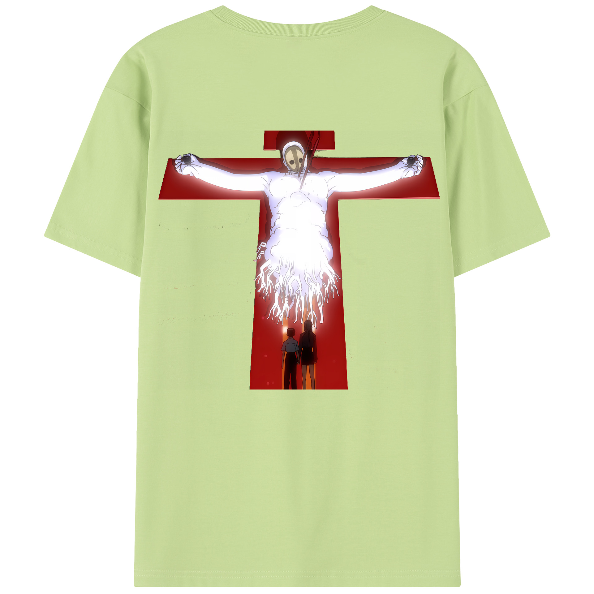 （画像用） EVA 新世紀エヴァンゲリオン 綿100％半袖Tシャツ（背面プリント）